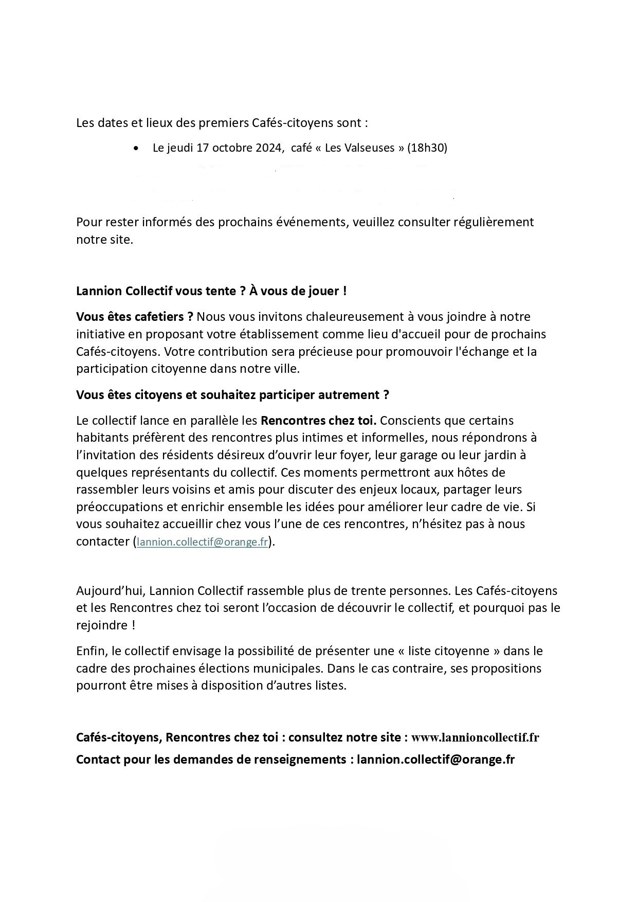 Communiqué 2