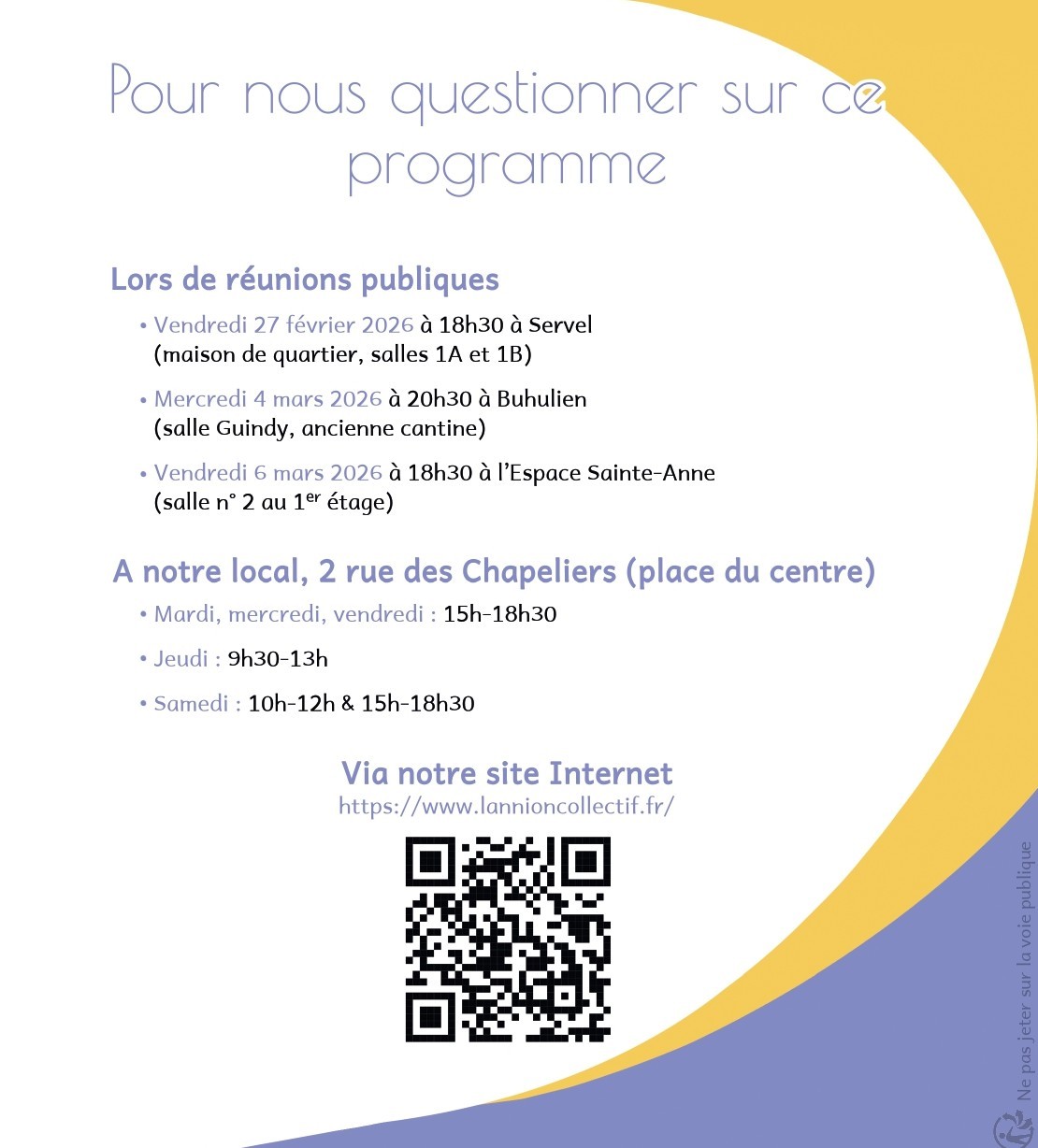 Rérunions publiquesito